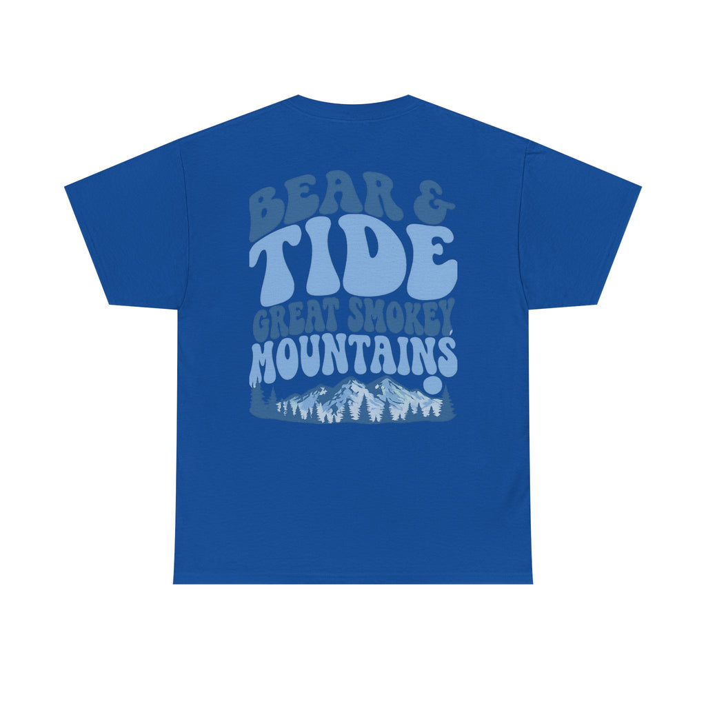 Great Bear & Tide Smokey Mountains T‑Shirt — Back Graphic Casual Tee