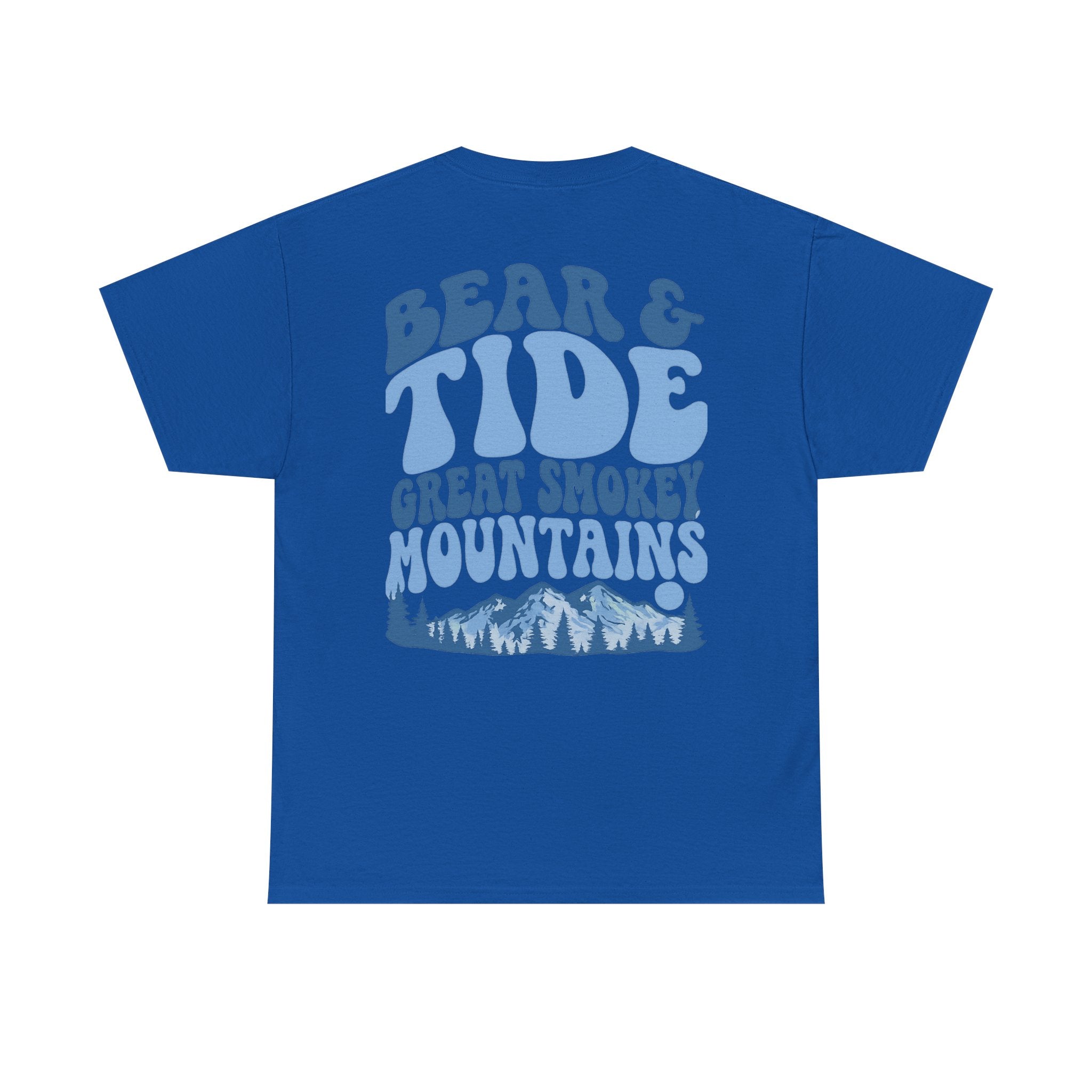 Great Bear & Tide Smokey Mountains T‑Shirt — Back Graphic Casual Tee