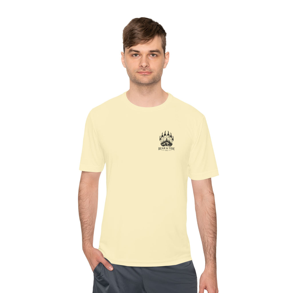 Bear & Tide Co. Outdoor Graphic Tee — Coastal Mountain Bear Design