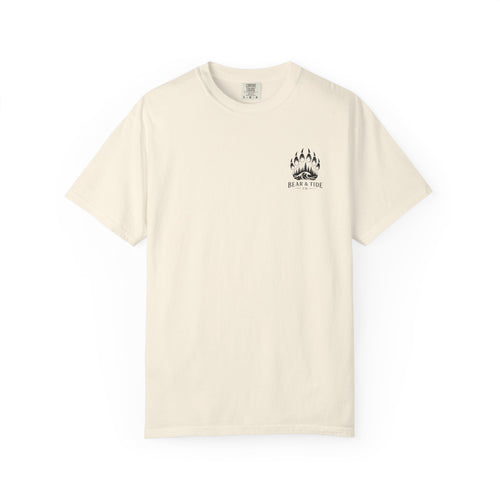 Bear & Tide Co. Graphic T-Shirt — Cool Bear & Fish Fishing Design