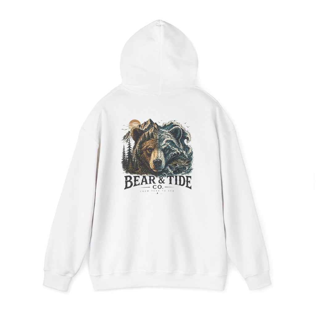 Bear & Tide Co. Graphic Hoodie — Outdoor Bear Forest Hoodie