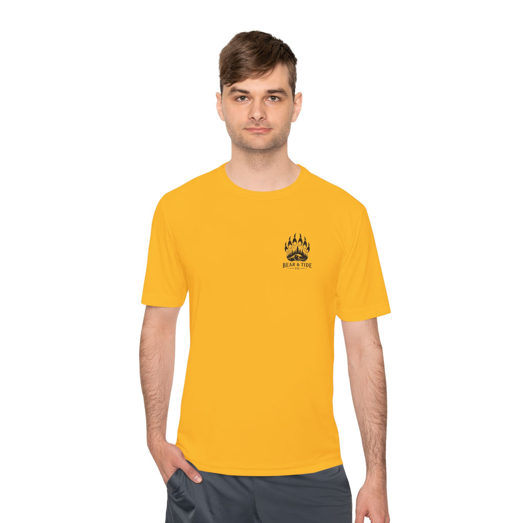 Bear & Tide Co. Outdoor Graphic Tee — Coastal Mountain Bear Design