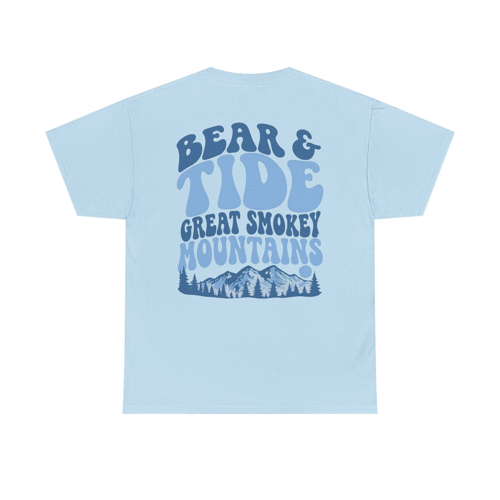 Great Bear & Tide Smokey Mountains T‑Shirt — Back Graphic Casual Tee