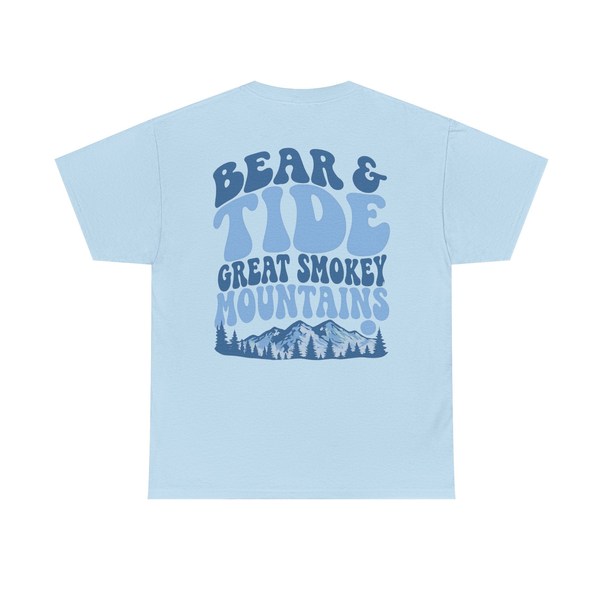 Great Bear & Tide Smokey Mountains T‑Shirt — Back Graphic Casual Tee