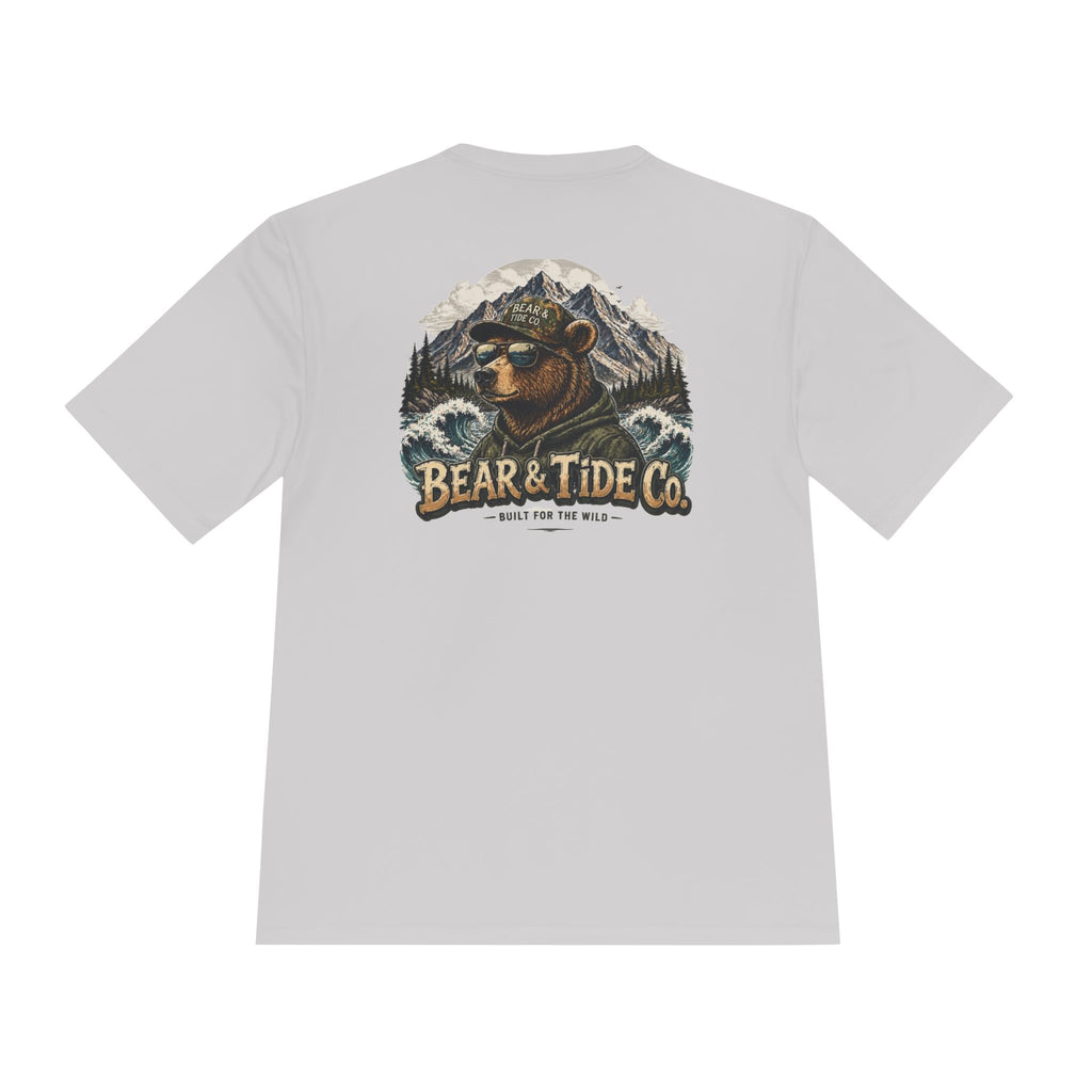Bear & Tide Co. Outdoor Graphic Tee — Coastal Mountain Bear Design