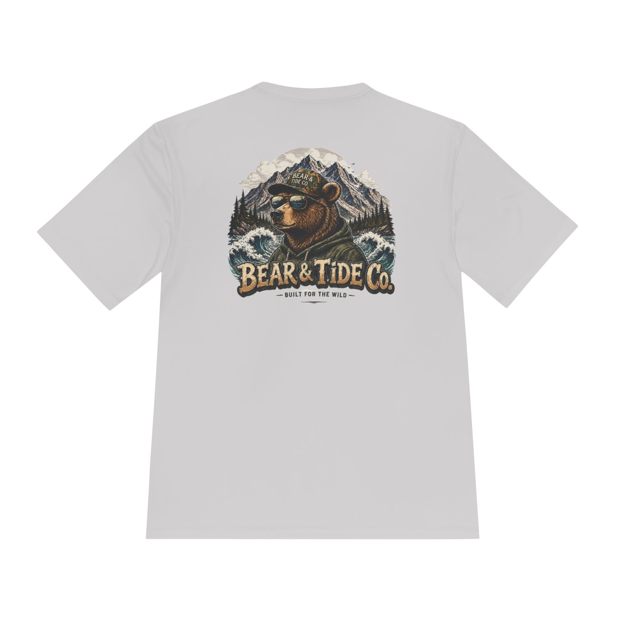 Bear & Tide Co. Outdoor Graphic Tee — Coastal Mountain Bear Design