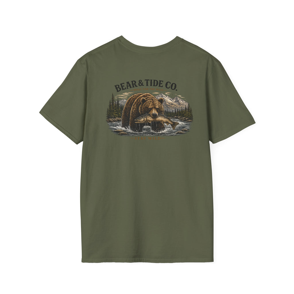 Bear & Tide Co. Graphic T-Shirt — Vintage Outdoors Bear Design