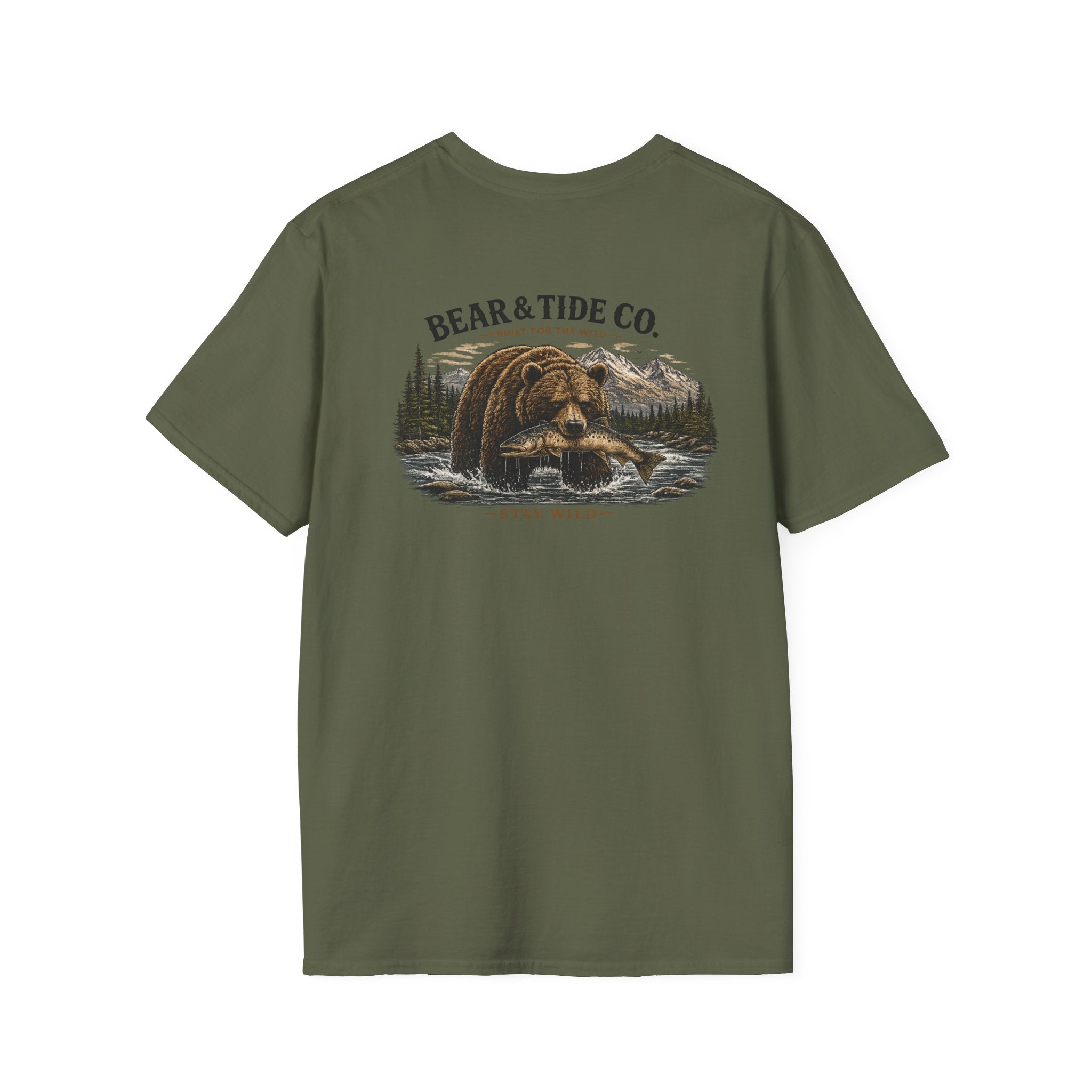 Bear & Tide Co. Graphic T-Shirt — Vintage Outdoors Bear Design