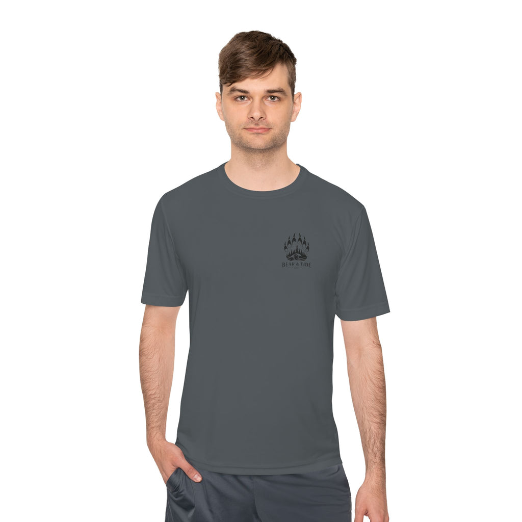 Bear & Tide Co. Outdoor Graphic Tee — Coastal Mountain Bear Design
