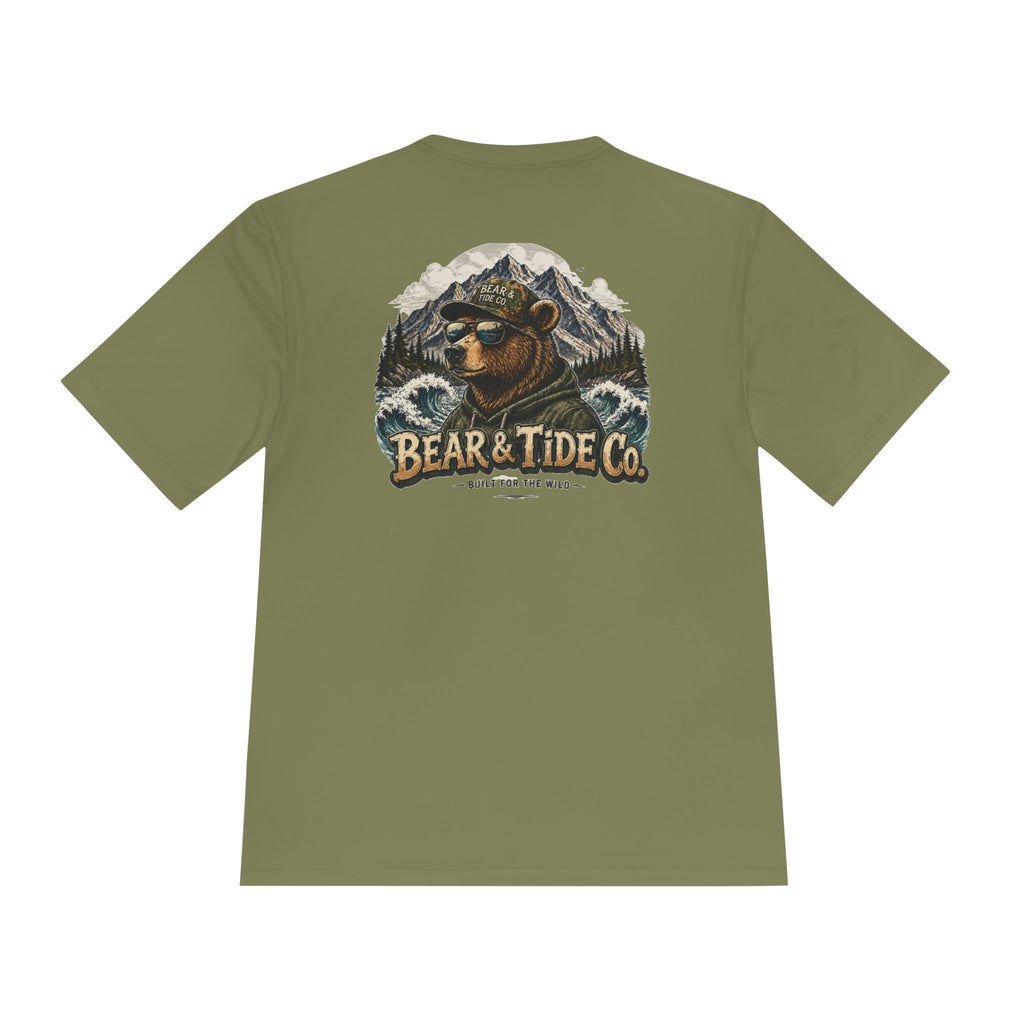 Bear & Tide Co. Outdoor Graphic Tee — Coastal Mountain Bear Design