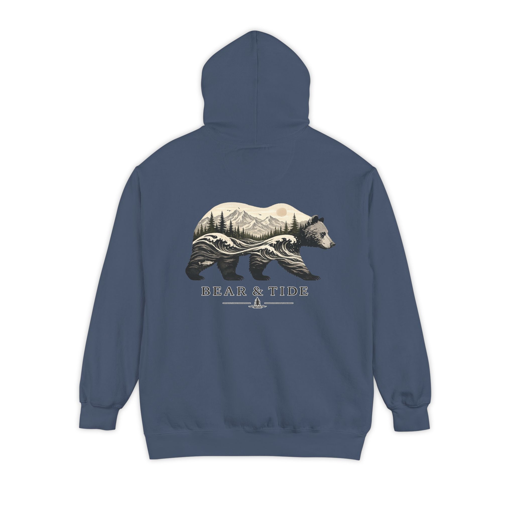 Minimal Flame Logo Hoodie — Cozy White Pullover with Small Chest Graphic