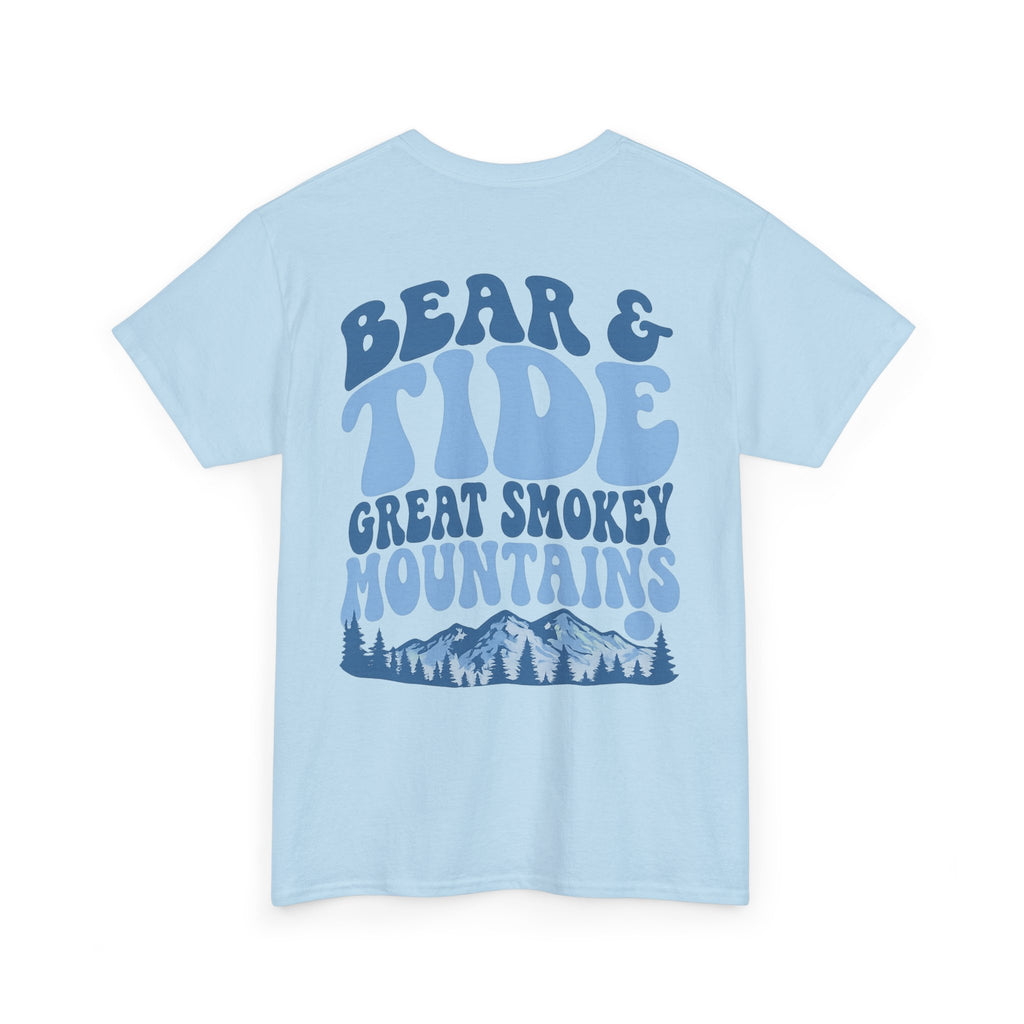 Great Bear & Tide Smokey Mountains T‑Shirt — Back Graphic Casual Tee