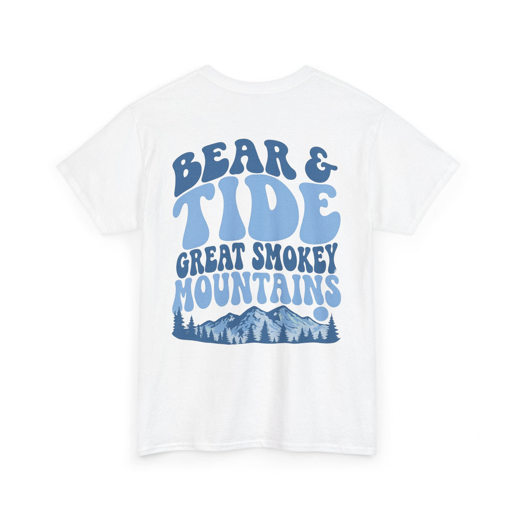 Great Bear & Tide Smokey Mountains T‑Shirt — Back Graphic Casual Tee