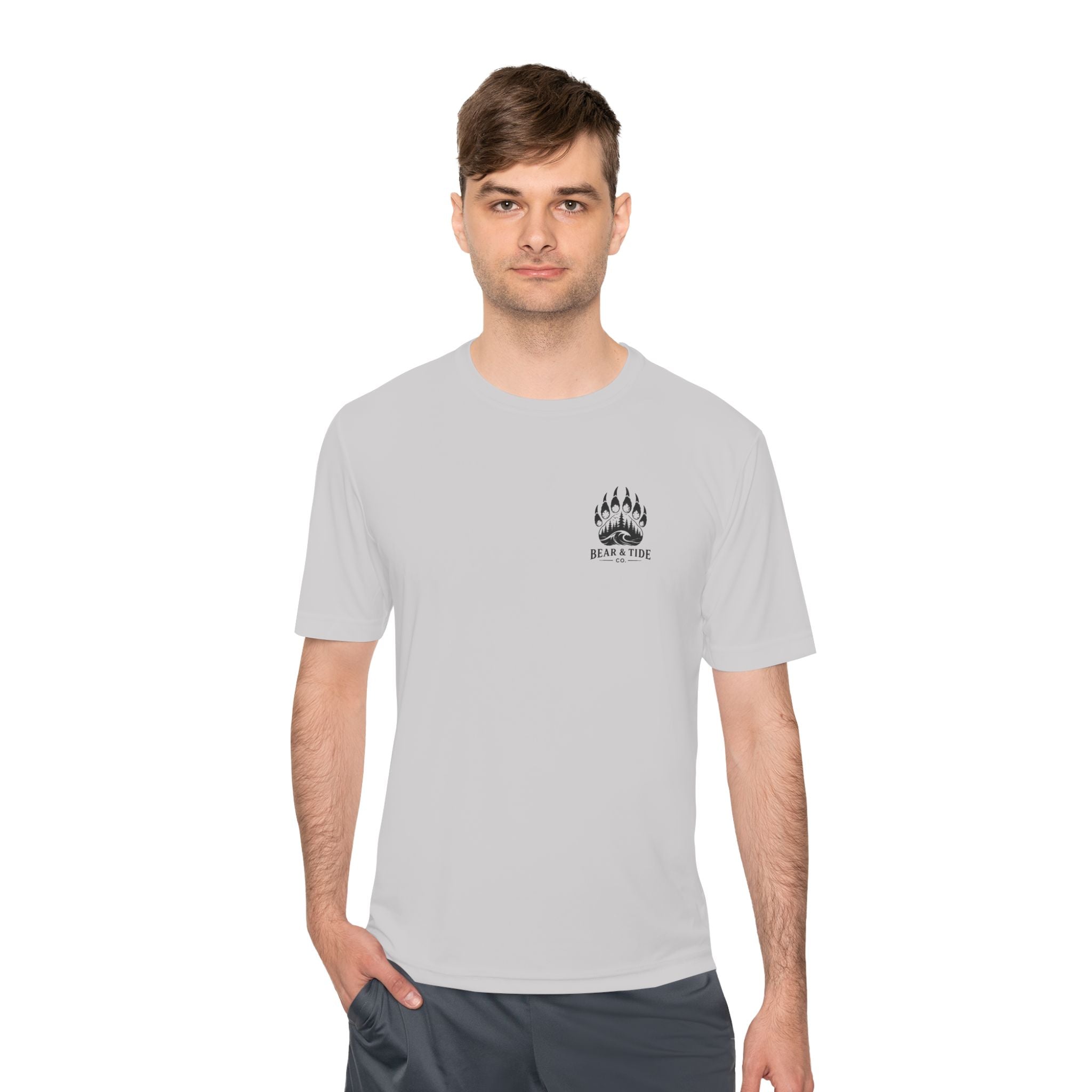 Bear & Tide Co. Outdoor Graphic Tee — Coastal Mountain Bear Design