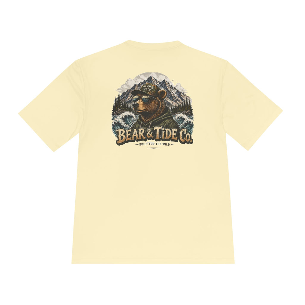 Bear & Tide Co. Outdoor Graphic Tee — Coastal Mountain Bear Design
