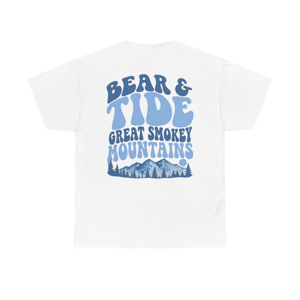 Great Bear & Tide Smokey Mountains T‑Shirt — Back Graphic Casual Tee