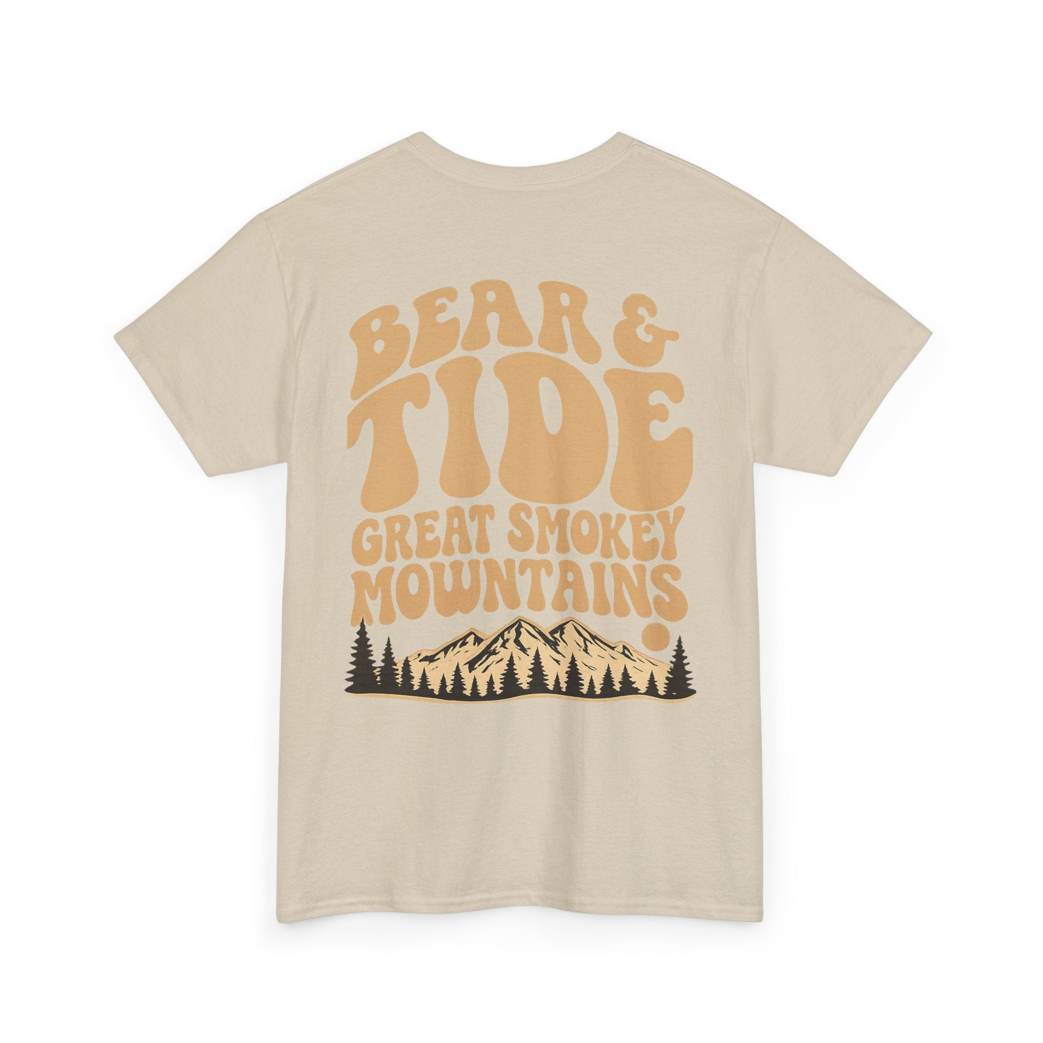 Great Bear & Tide Smokey Mountains T‑Shirt — Back Graphic Casual Tee