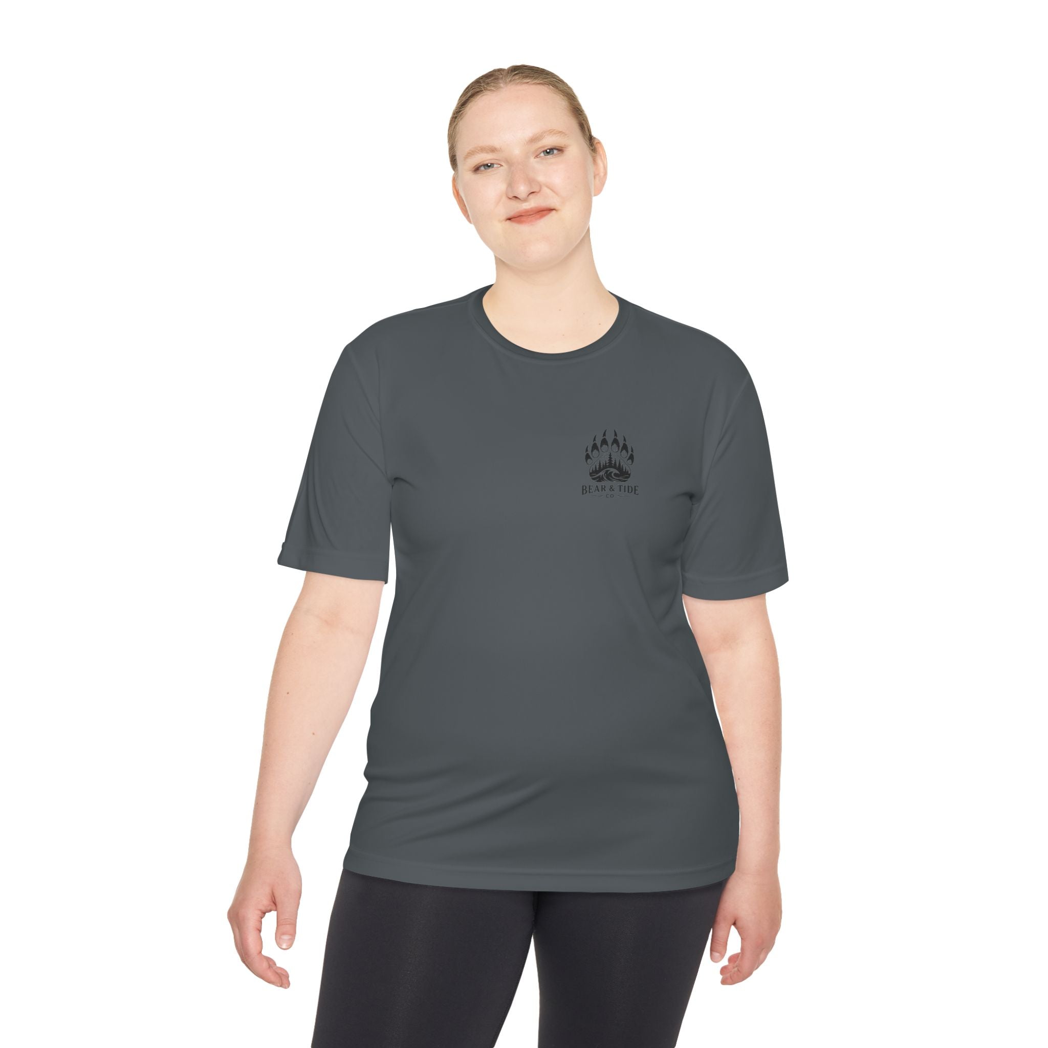 Bear & Tide Co. Outdoor Graphic Tee — Coastal Mountain Bear Design