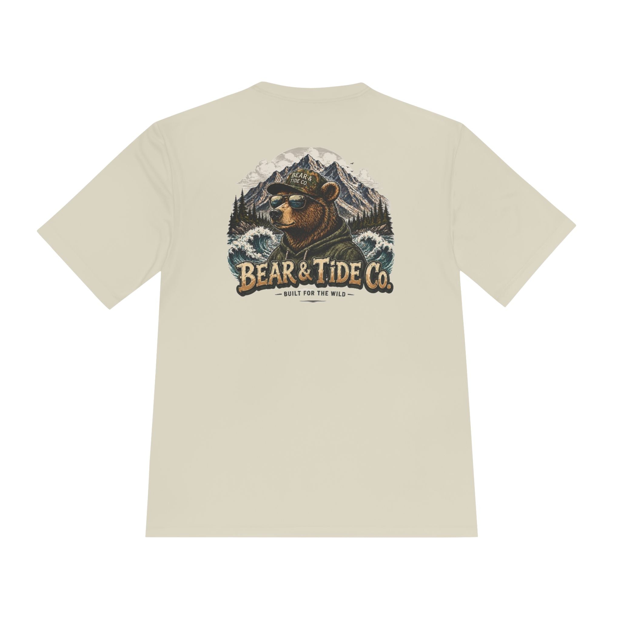 Bear & Tide Co. Outdoor Graphic Tee — Coastal Mountain Bear Design