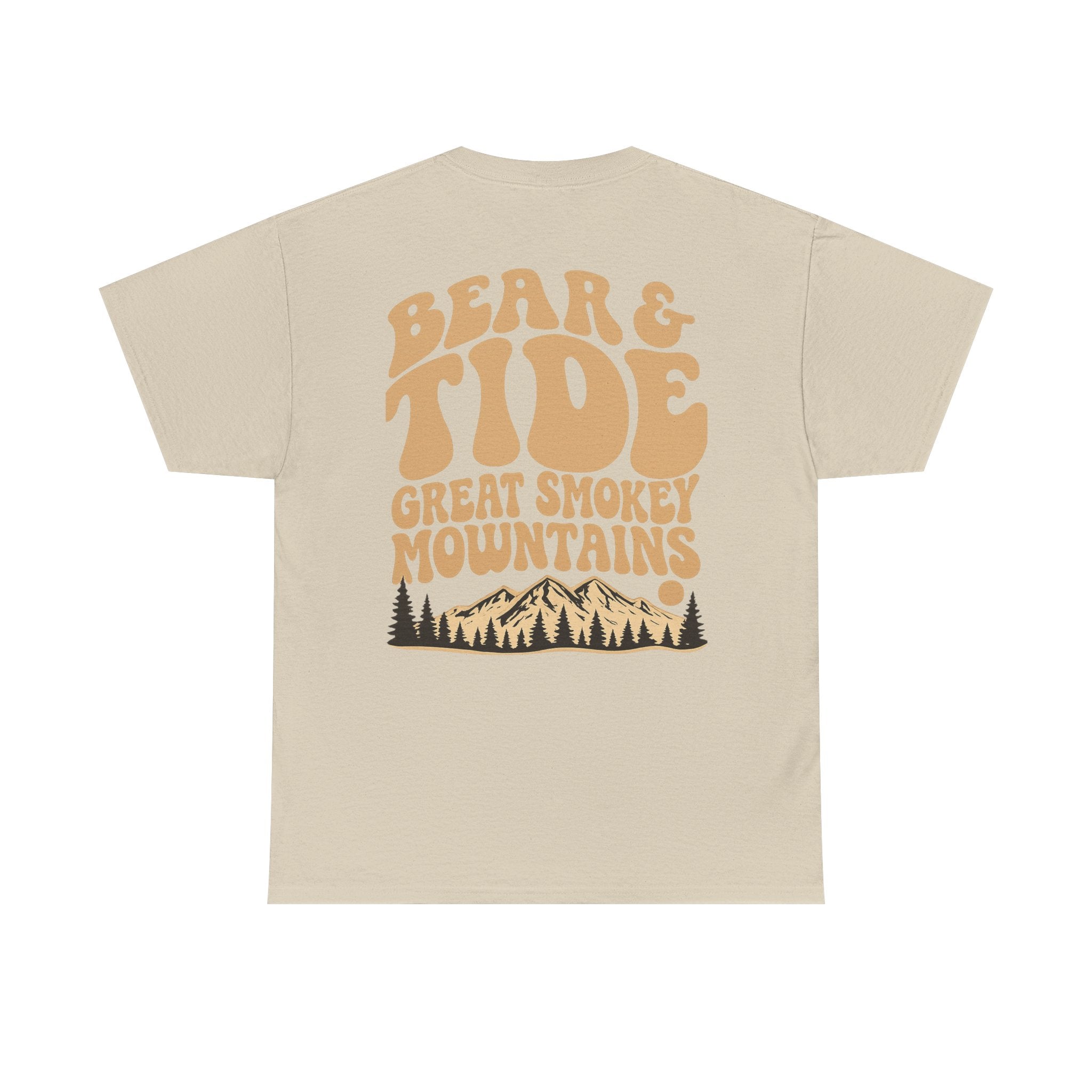 Great Bear & Tide Smokey Mountains T‑Shirt — Back Graphic Casual Tee