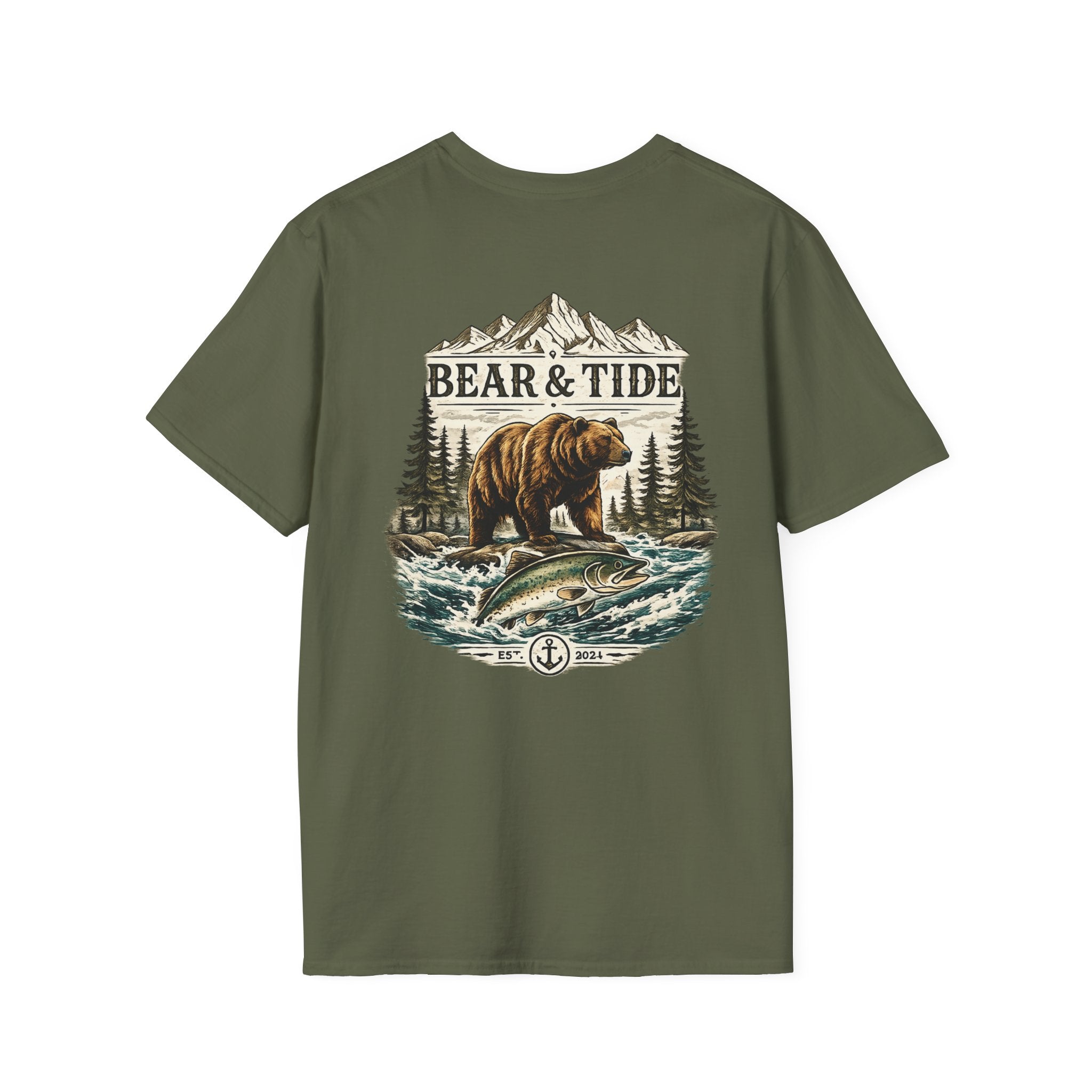 Bear & Tide Graphic T‑Shirt — Mountain Bear Nature Tee