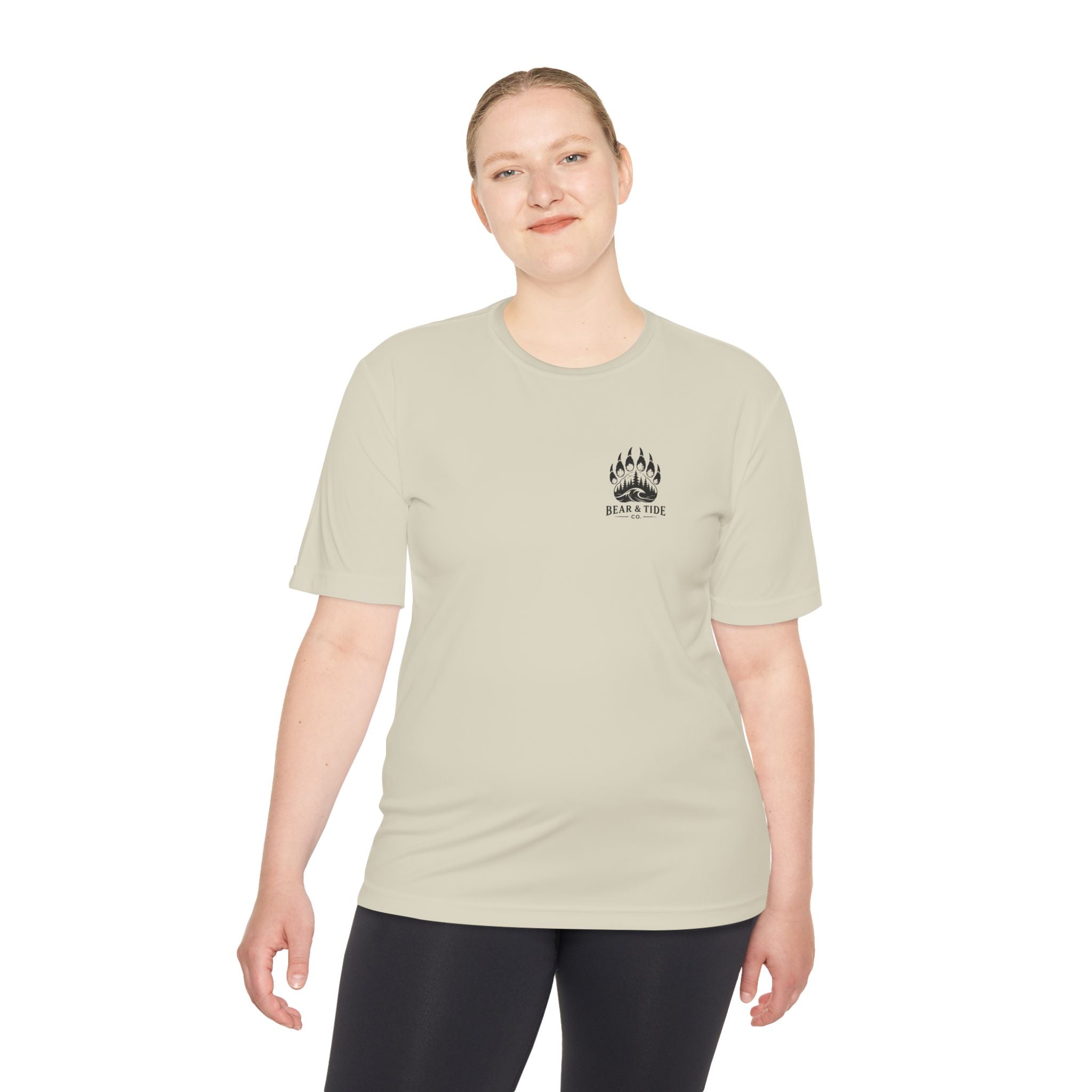 Bear & Tide Co. Outdoor Graphic Tee — Coastal Mountain Bear Design