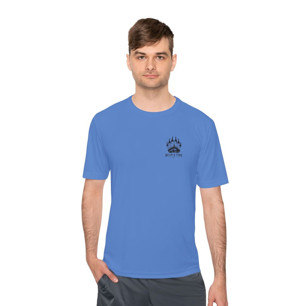 Bear & Tide Co. Outdoor Graphic Tee — Coastal Mountain Bear Design