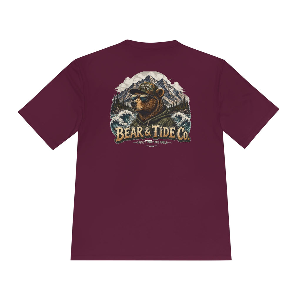 Bear & Tide Co. Outdoor Graphic Tee — Coastal Mountain Bear Design