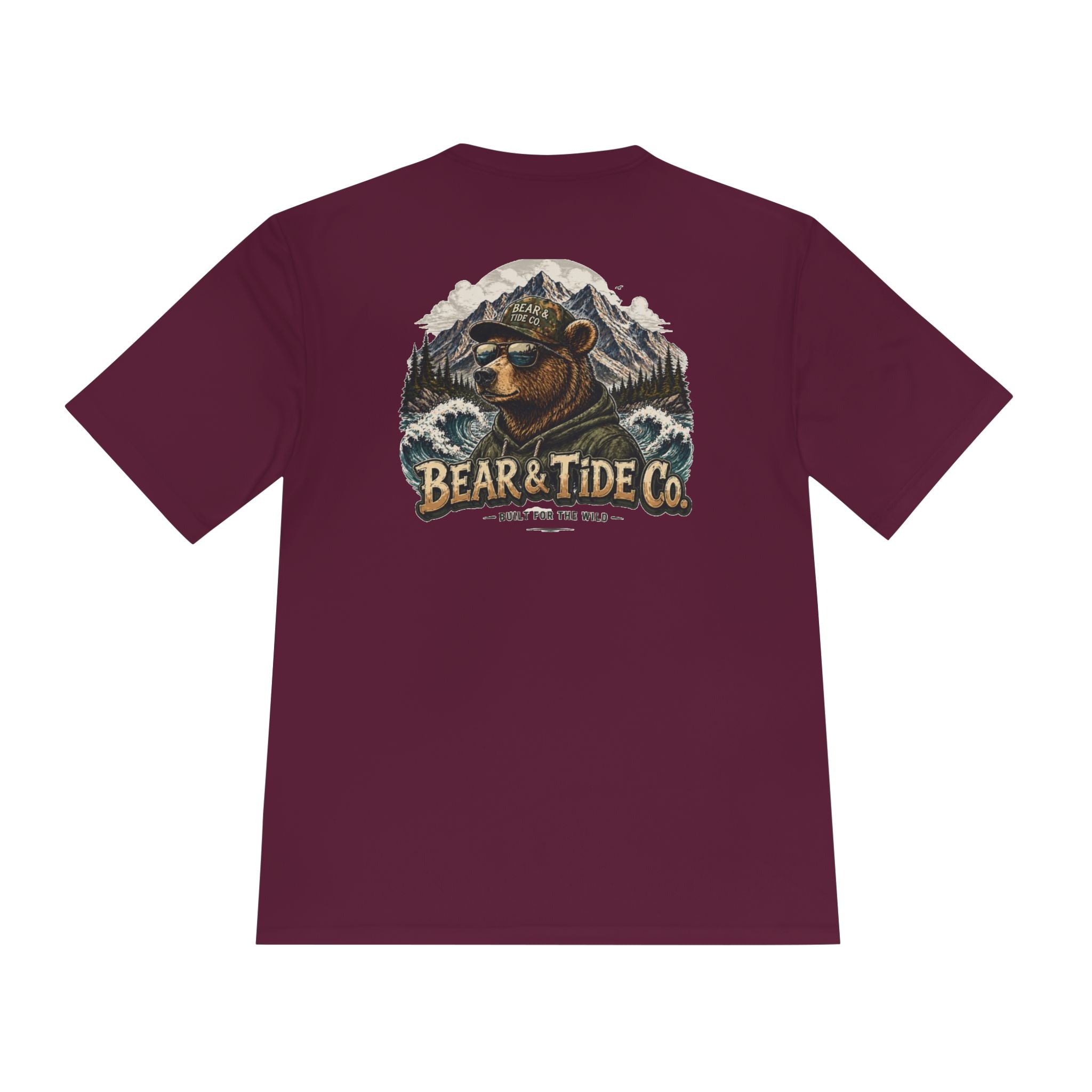 Bear & Tide Co. Outdoor Graphic Tee — Coastal Mountain Bear Design