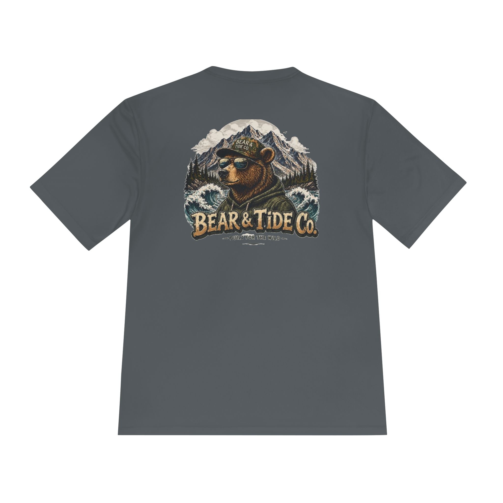 Bear & Tide Co. Outdoor Graphic Tee — Coastal Mountain Bear Design