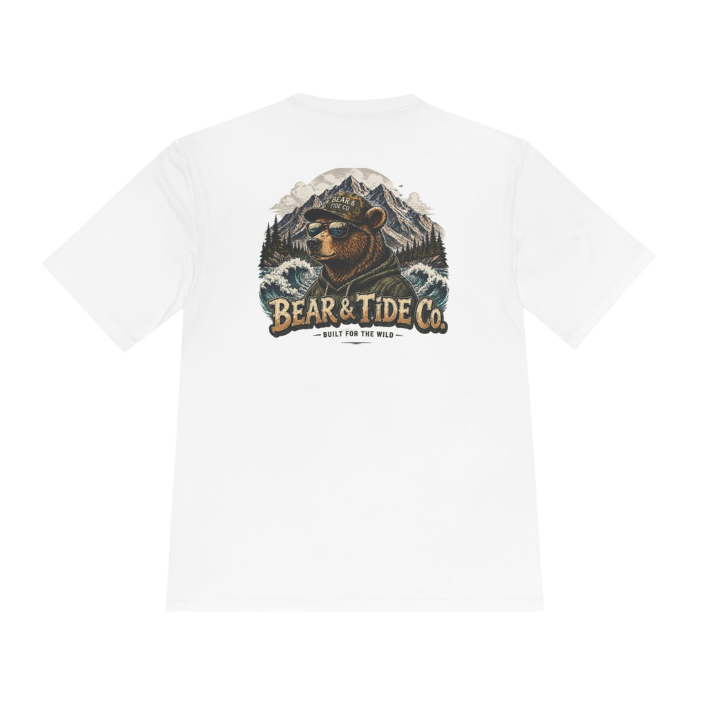 Bear & Tide Co. Outdoor Graphic Tee — Coastal Mountain Bear Design