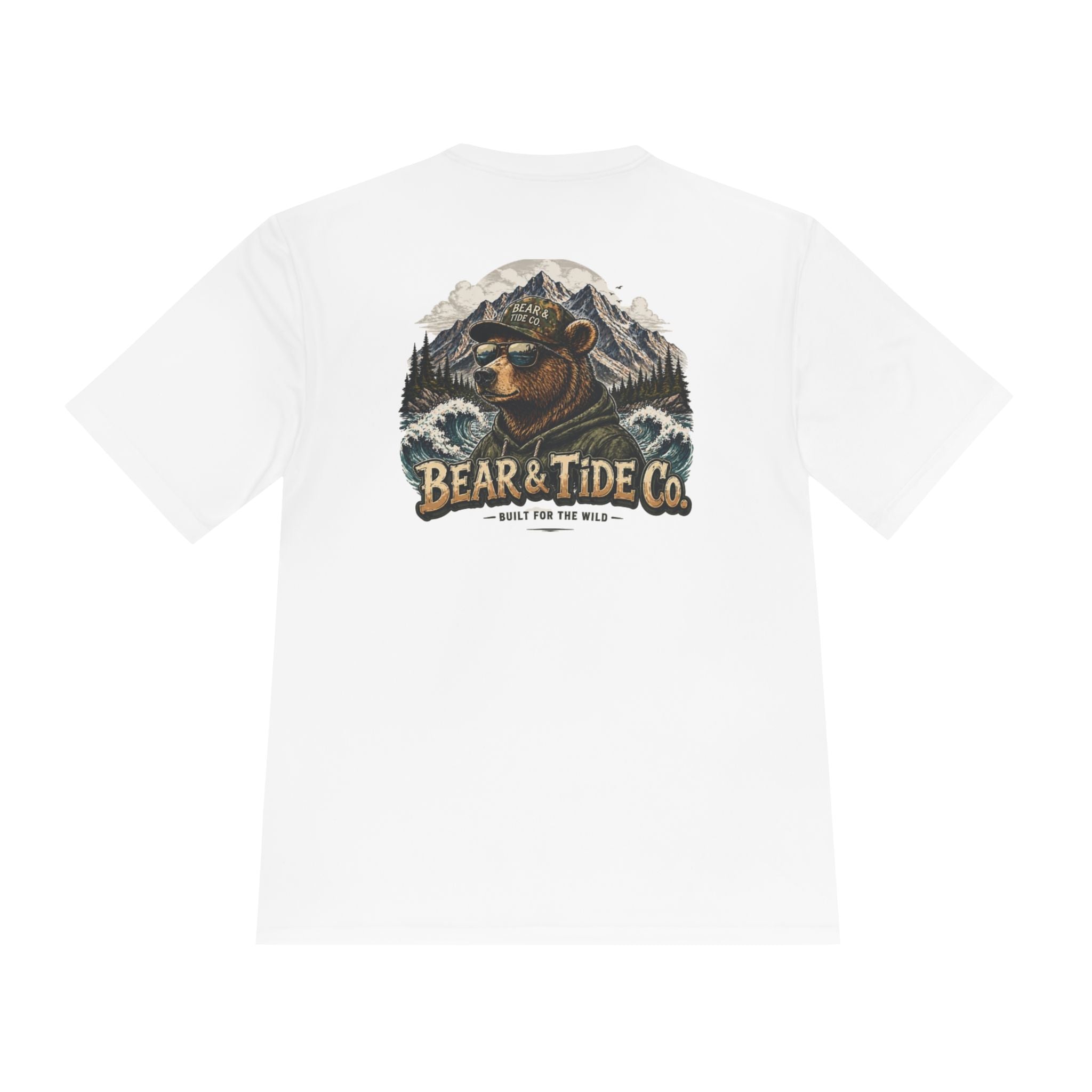 Bear & Tide Co. Outdoor Graphic Tee — Coastal Mountain Bear Design