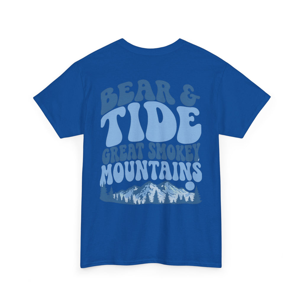 Great Bear & Tide Smokey Mountains T‑Shirt — Back Graphic Casual Tee