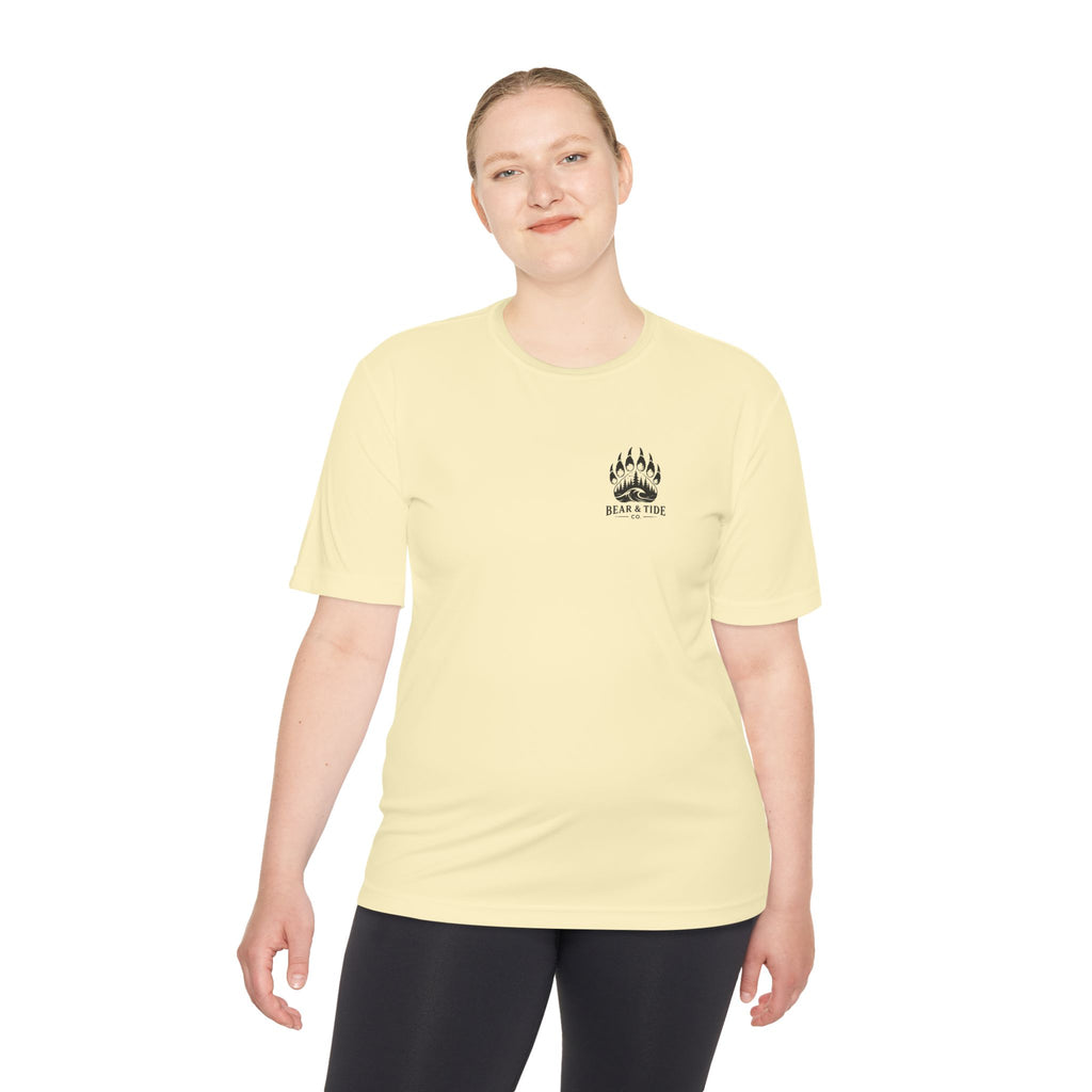 Bear & Tide Co. Outdoor Graphic Tee — Coastal Mountain Bear Design