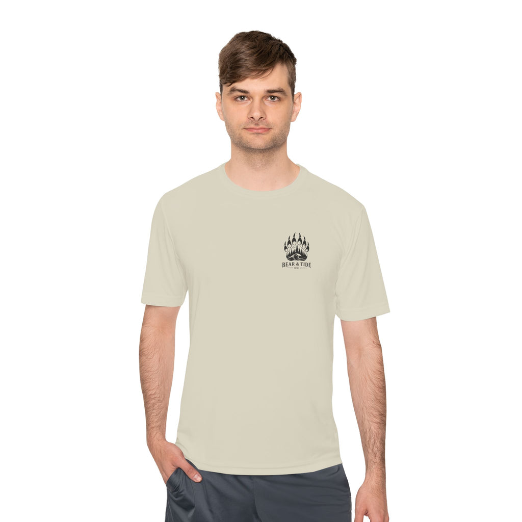 Bear & Tide Co. Outdoor Graphic Tee — Coastal Mountain Bear Design