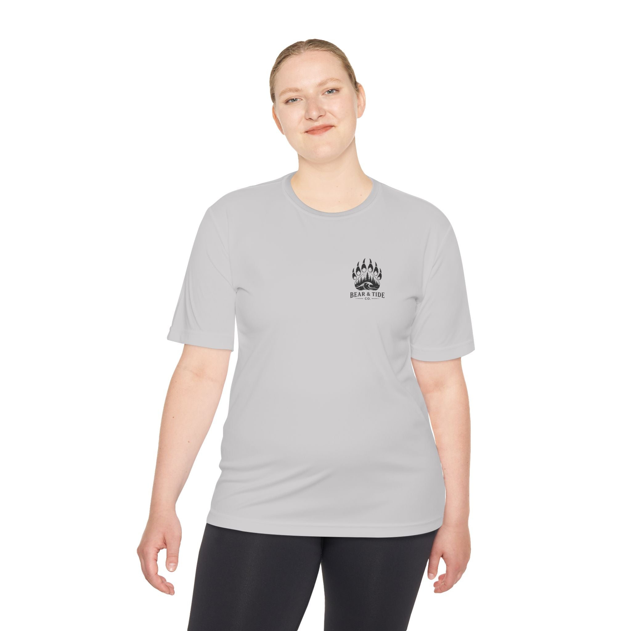 Bear & Tide Co. Outdoor Graphic Tee — Coastal Mountain Bear Design